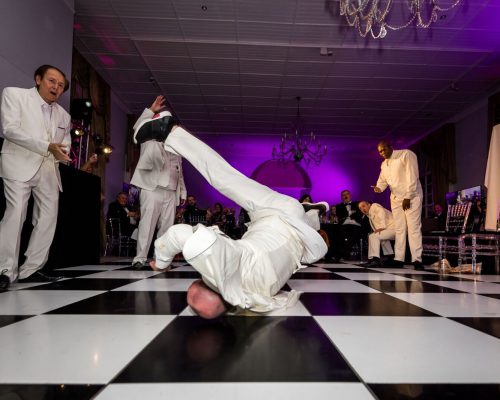 Break dancing at the Star Trust Ball